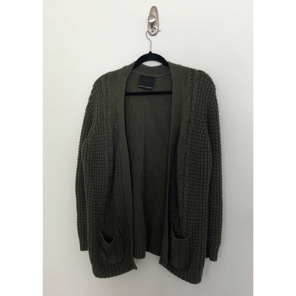 Harlow and Graham green cardigan size L